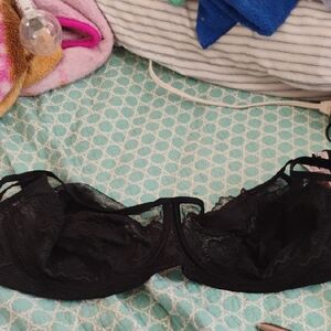 Victoria's Secret 38G bra black lace Dream Angel